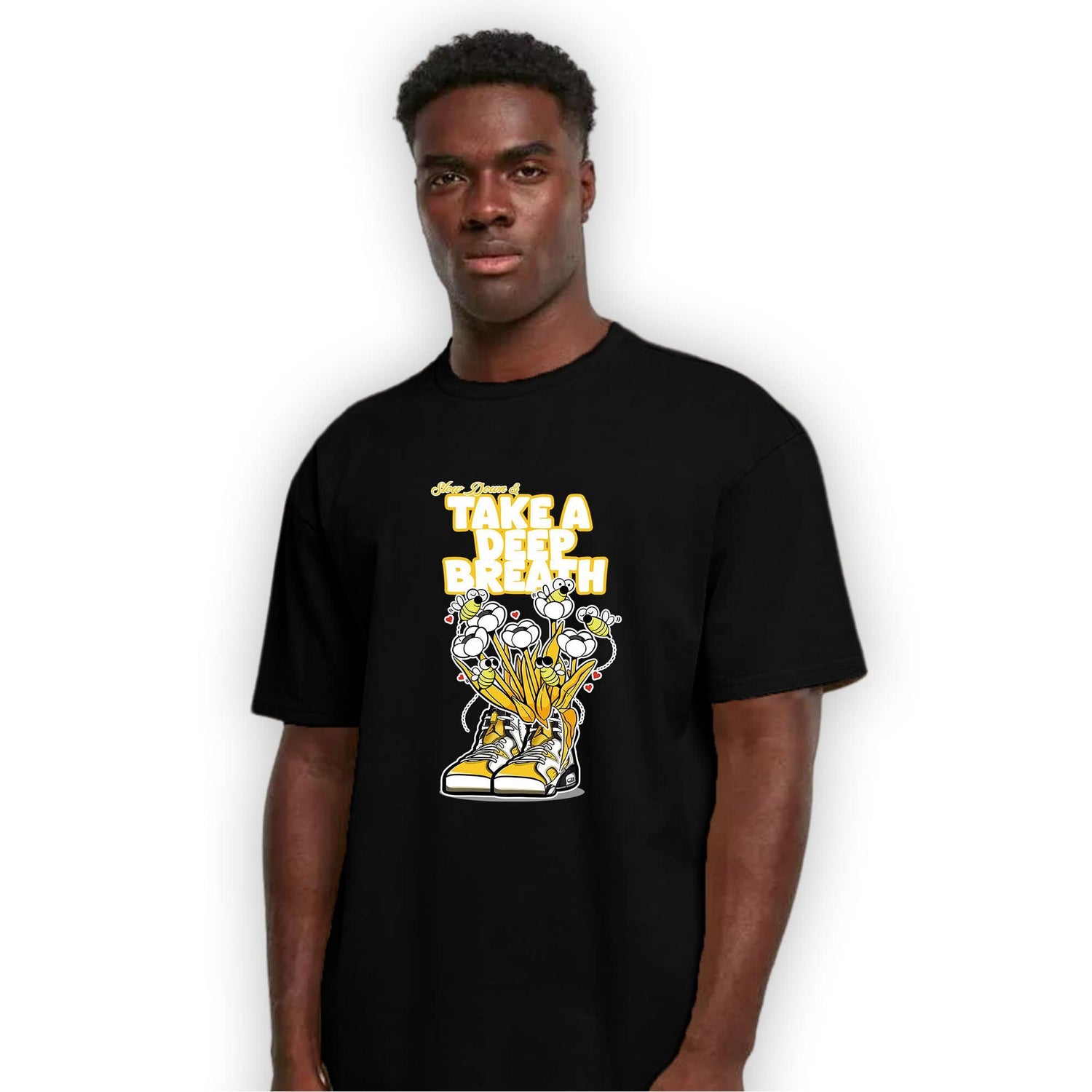 Yellow Ochre 6s T Shirt Match Bee Sneaker - NastyJamz