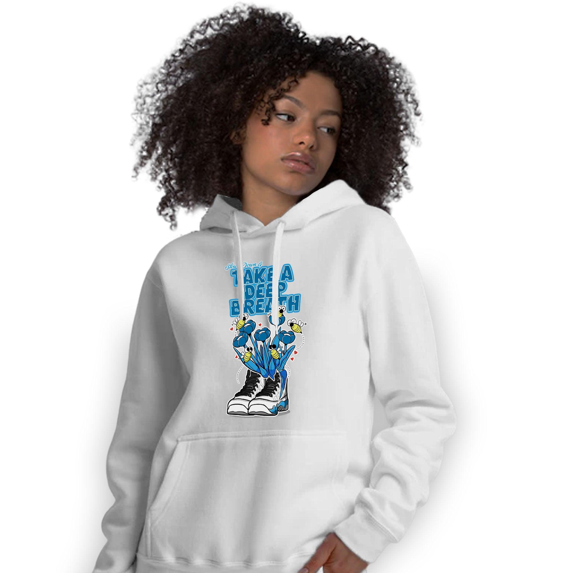 Powder Blue 9s Hoodie Match Bee Sneaker - NastyJamz