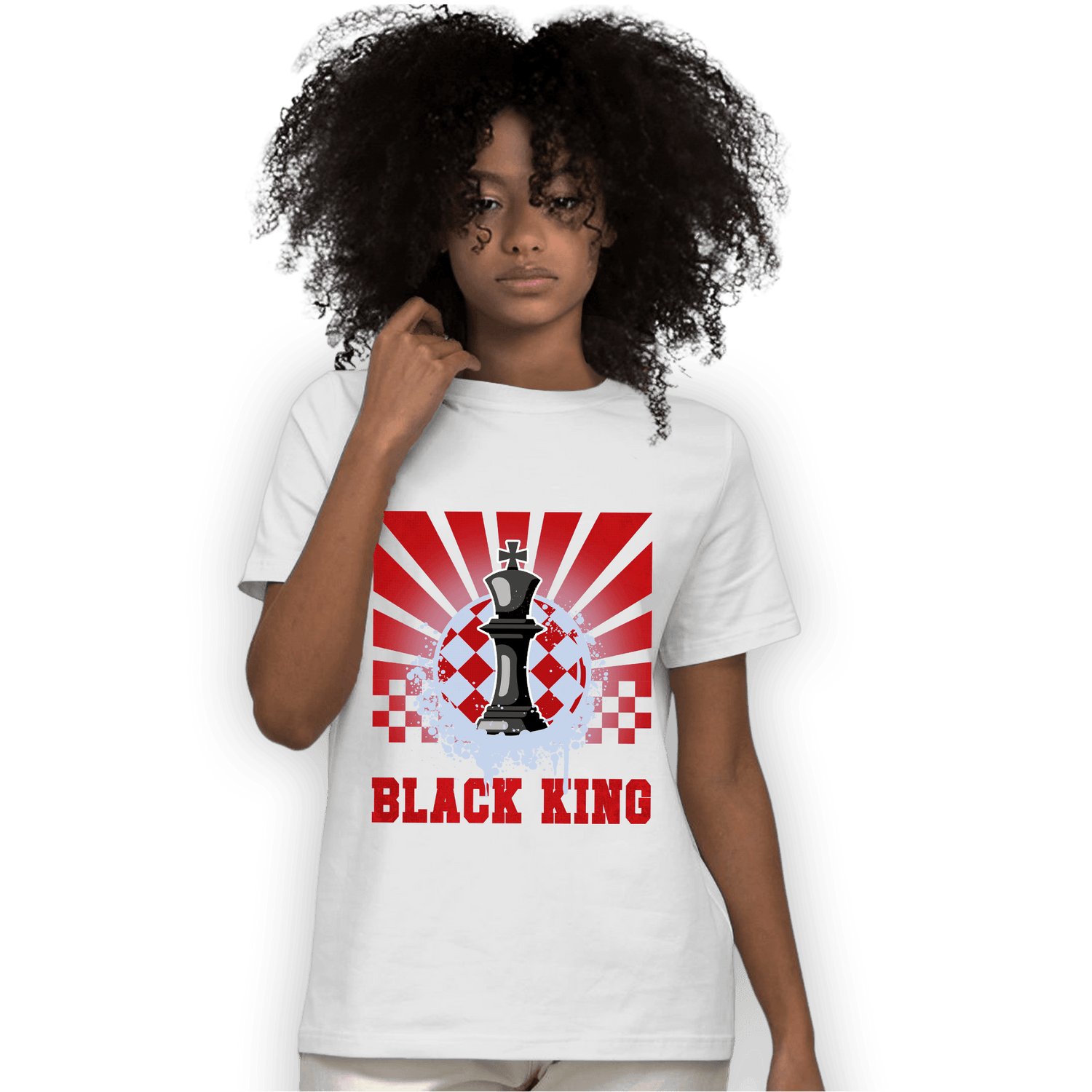 Cherry 11s T Shirt Match Black King Collection - NastyJamz