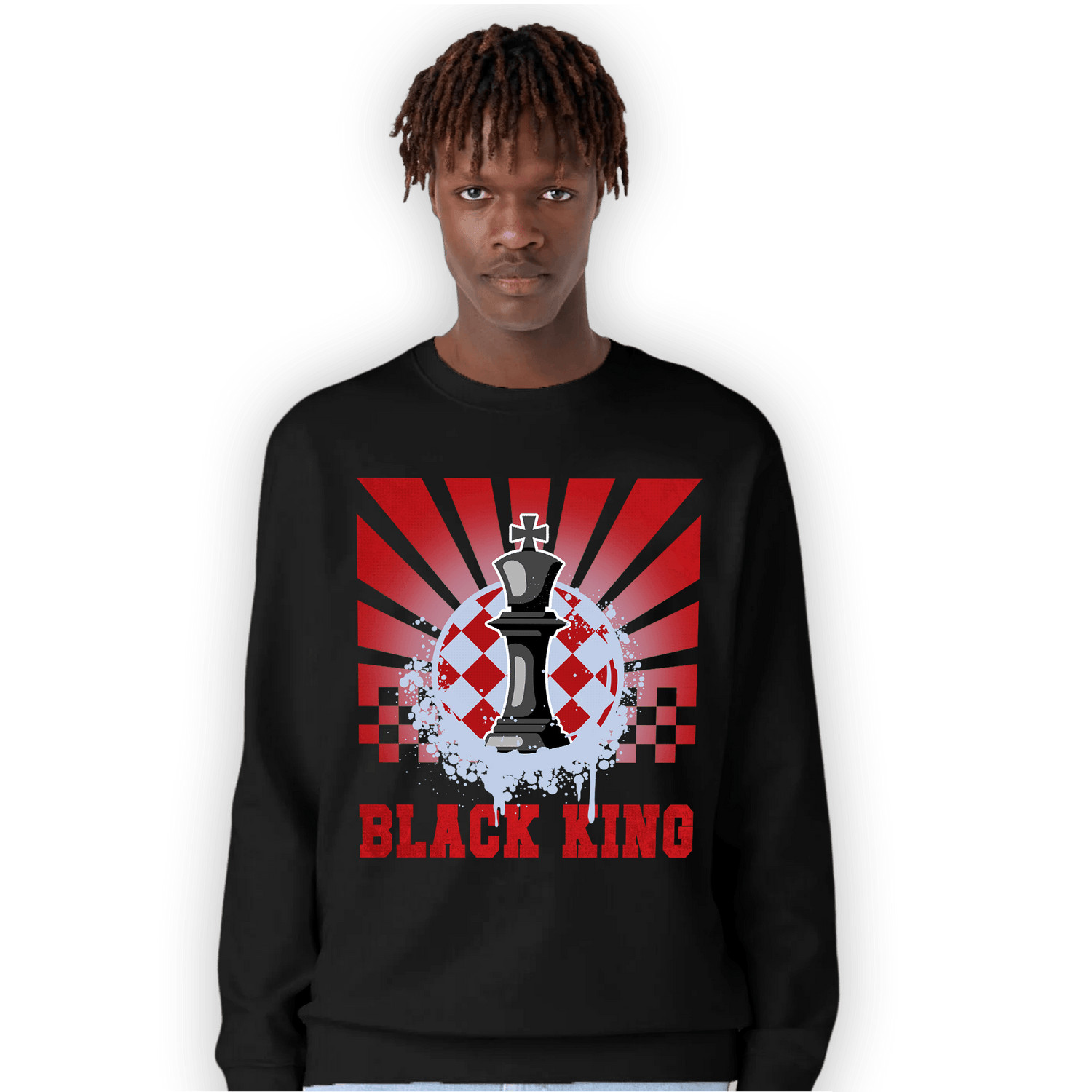 Cherry 11s Sweatshirt Match Black King Collection - NastyJamz