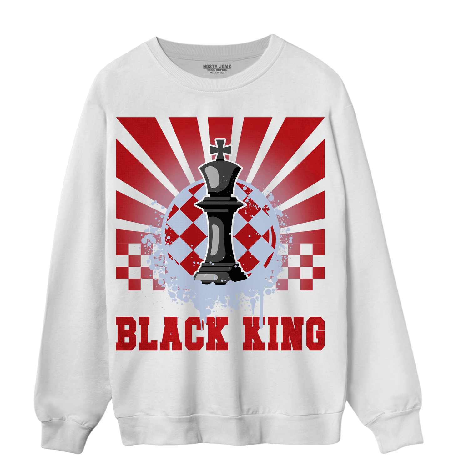 Cherry 11s Sweatshirt Match Black King Collection - NastyJamz