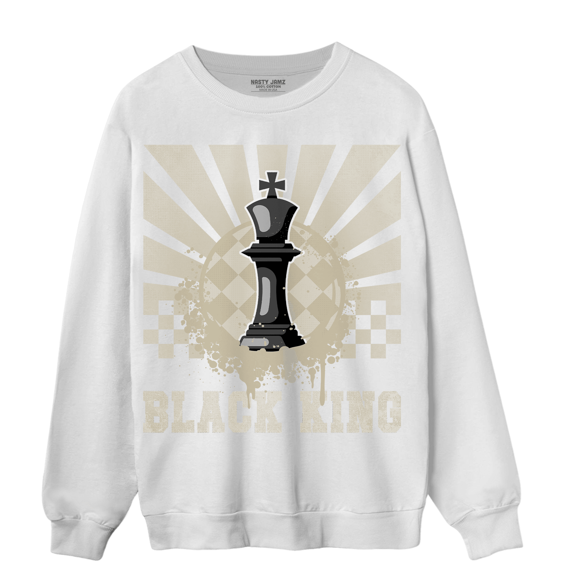 Gratitude 11s Sweatshirt Match Black King Collection - NastyJamz