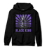 Field Purple 12s Hoodie Match Black King Collection - NastyJamz
