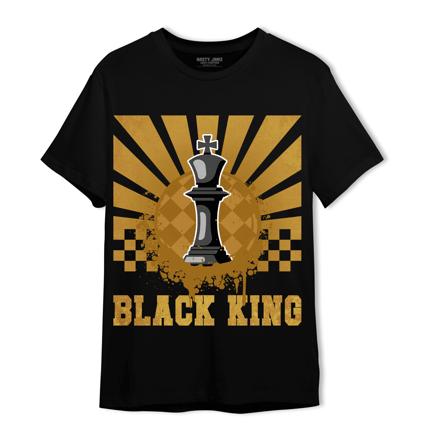 Wheat 13s T Shirt Match Black King Collection - NastyJamz