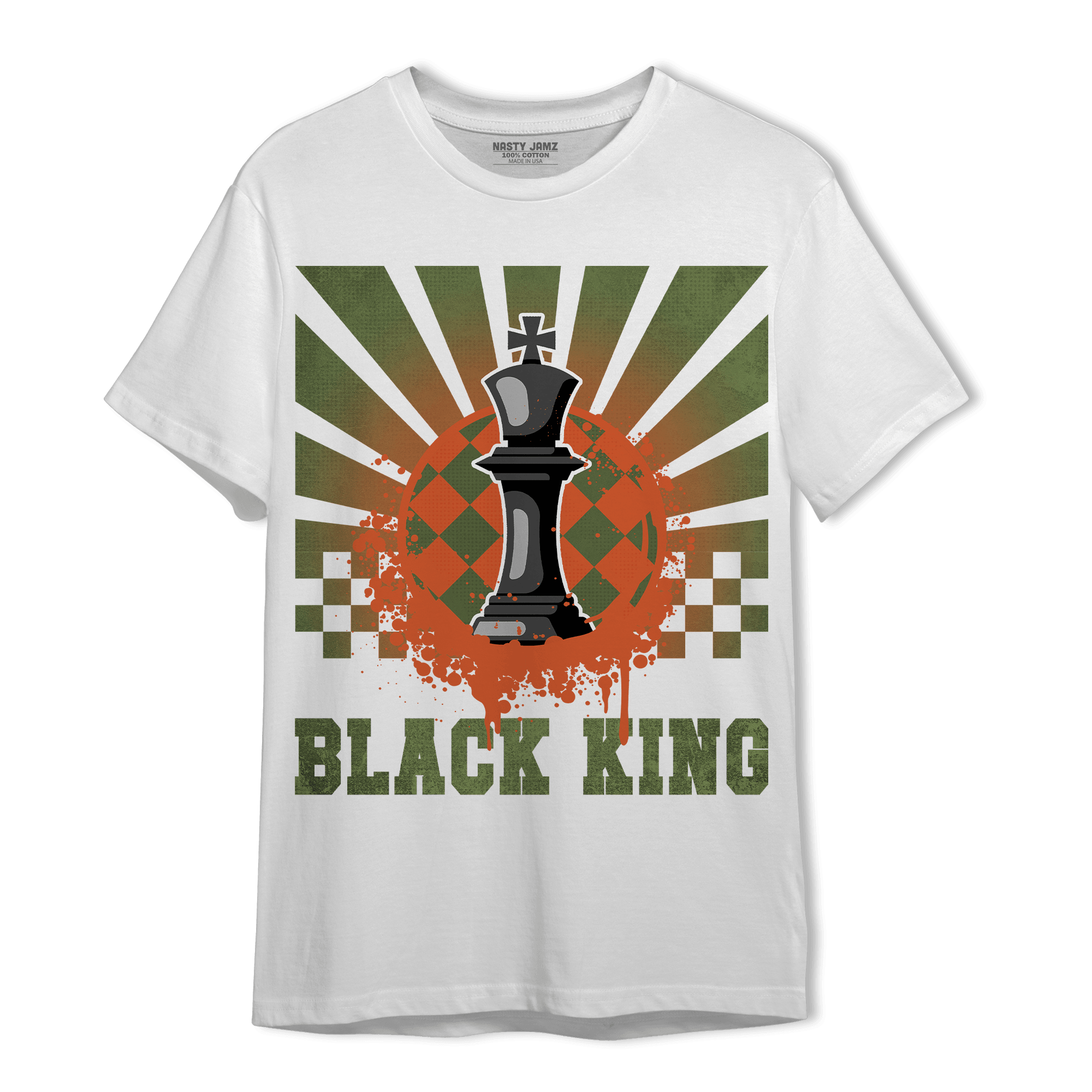 High OG Celadon 1s T Shirt Match Black King Collection - NastyJamz