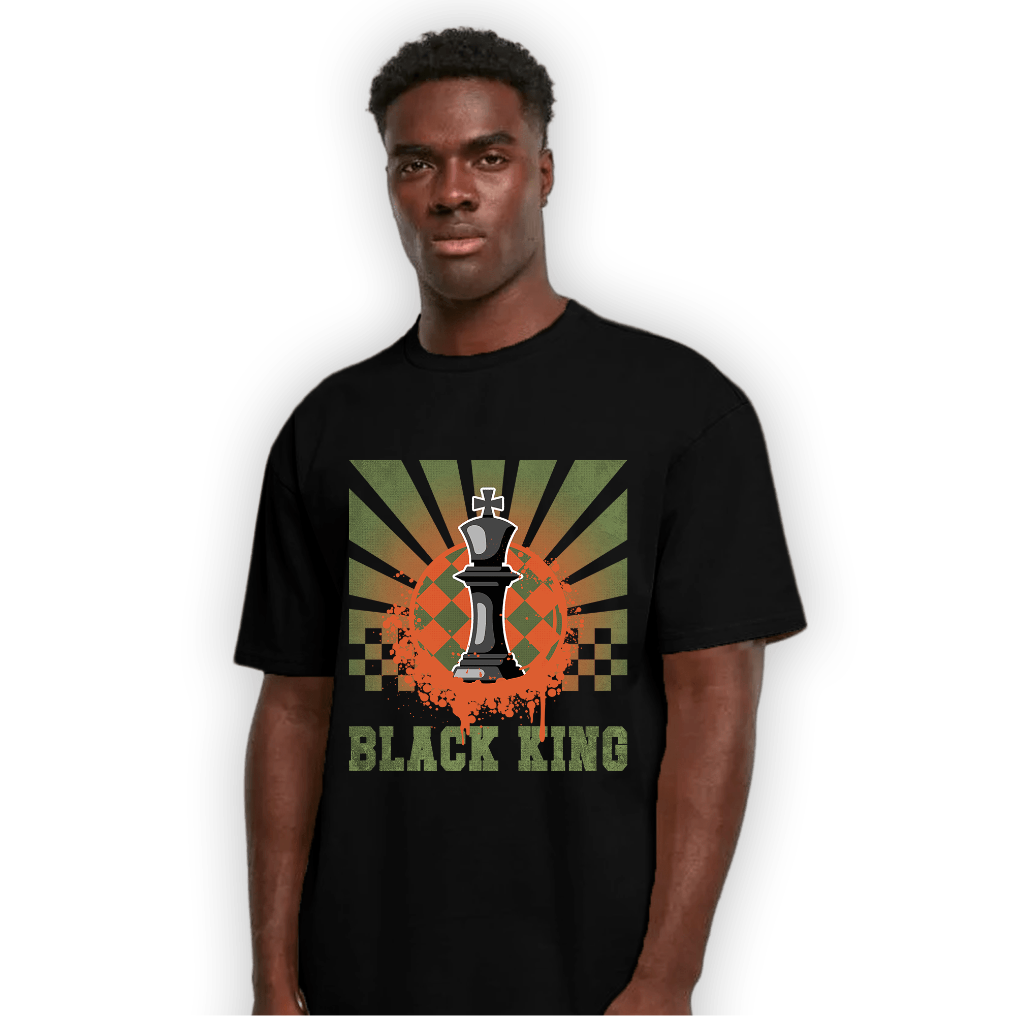 High OG Celadon 1s T Shirt Match Black King Collection - NastyJamz