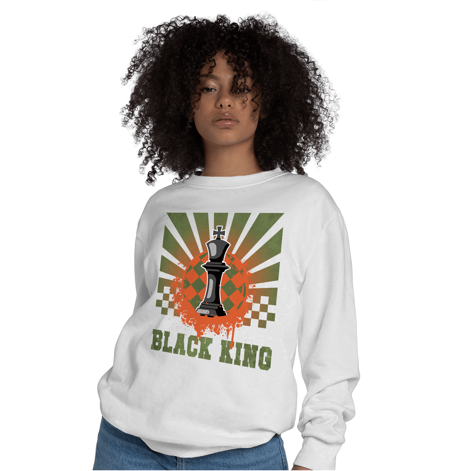 High OG Celadon 1s Sweatshirt Match Black King Collection - NastyJamz