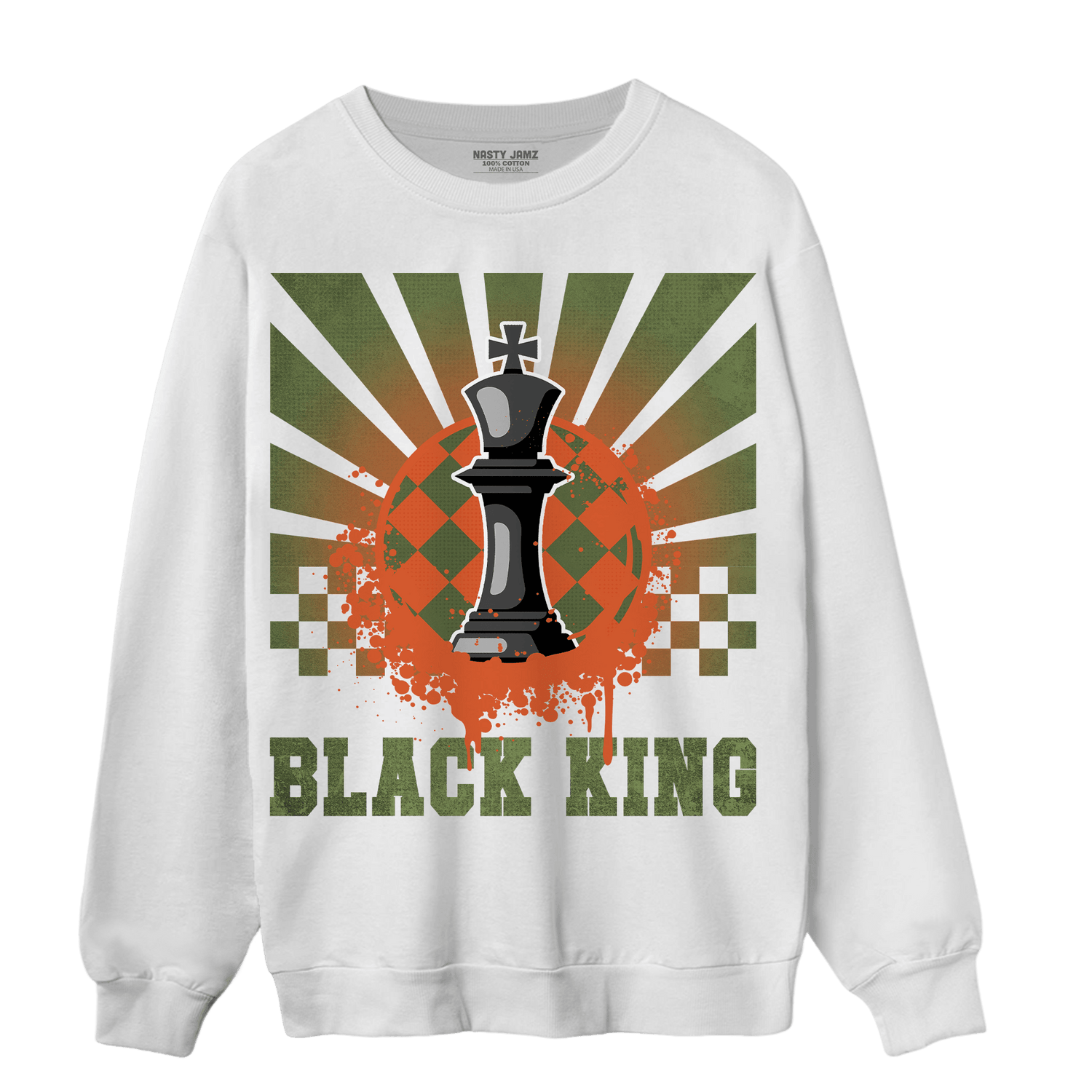 High OG Celadon 1s Sweatshirt Match Black King Collection - NastyJamz