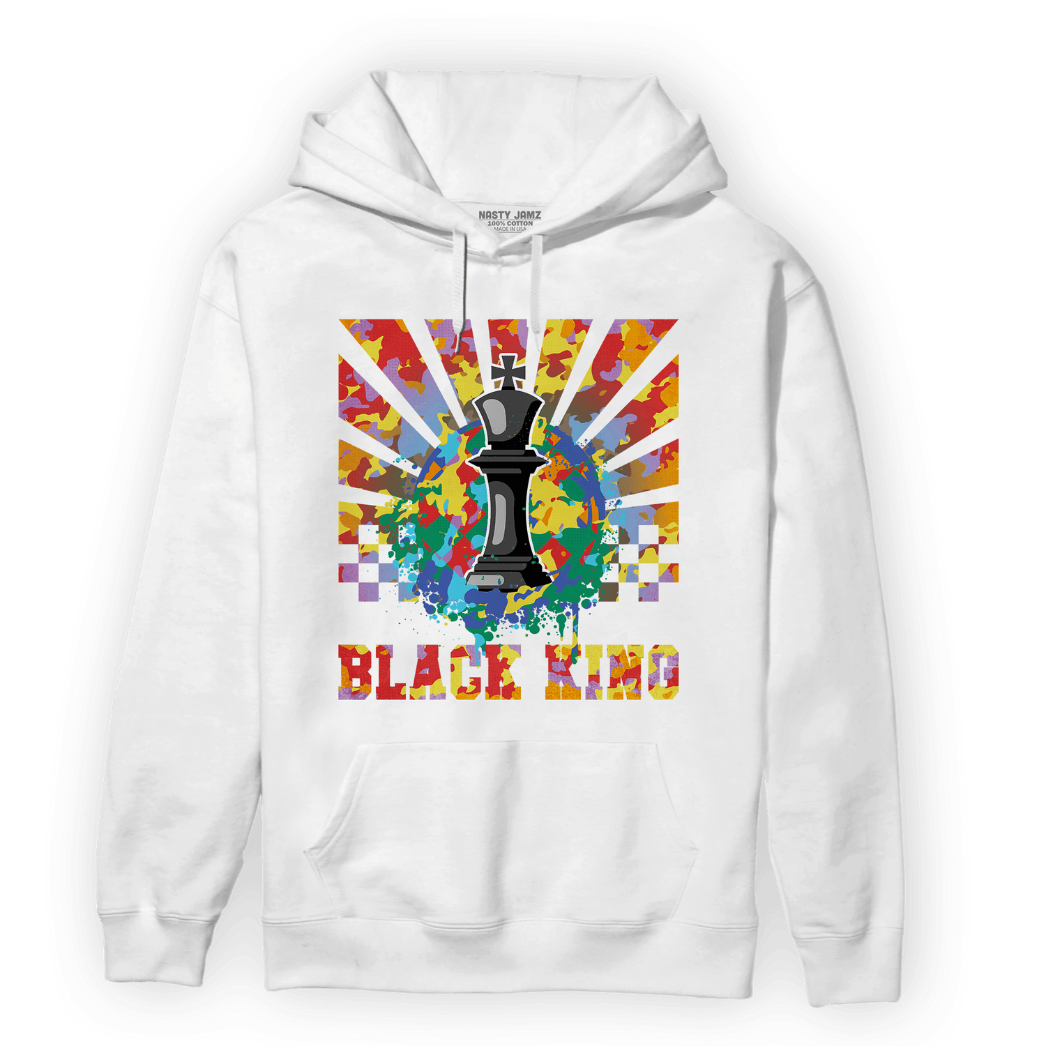 Mid GS Six Championships 1s Hoodie Match Black King Collection - NastyJamz