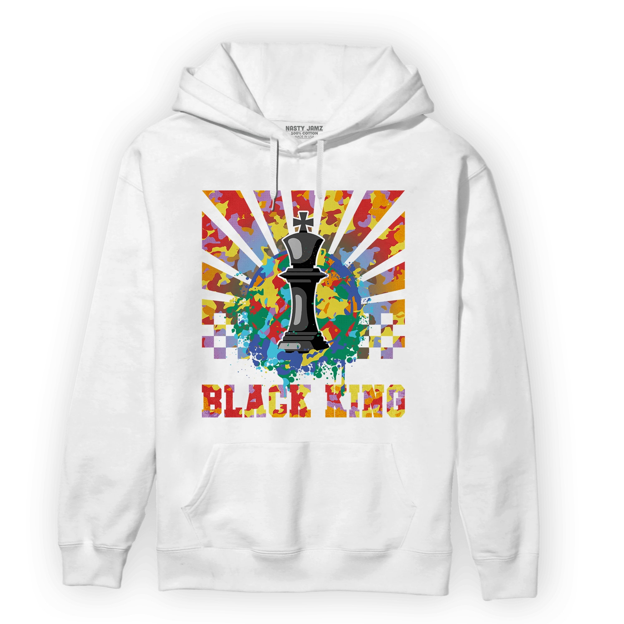 Mid GS Six Championships 1s Hoodie Match Black King Collection - NastyJamz