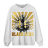 Mid SE Black Gold 1s Sweatshirt Match Black King Collection - NastyJamz