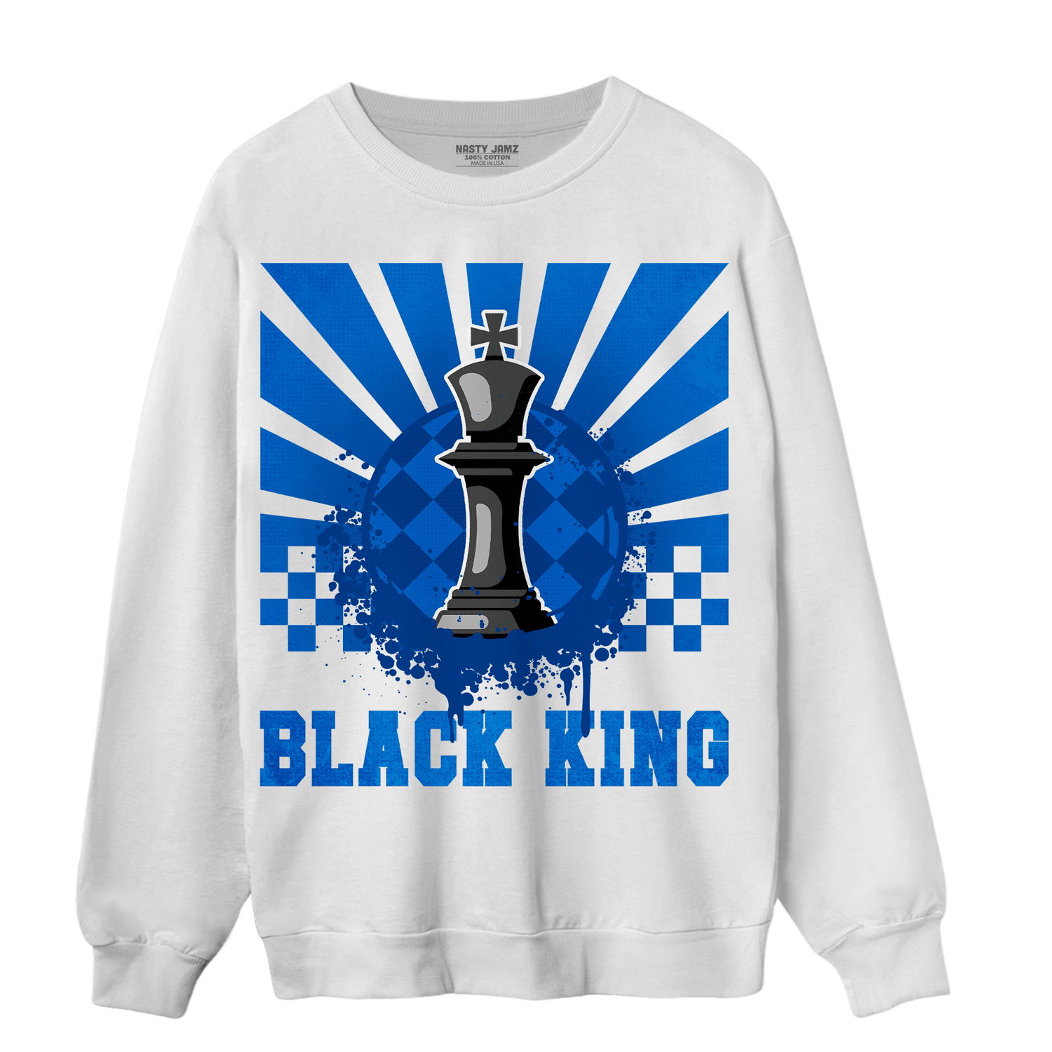 Royal Reimagined 1s Sweatshirt Match Black King Collection - NastyJamz