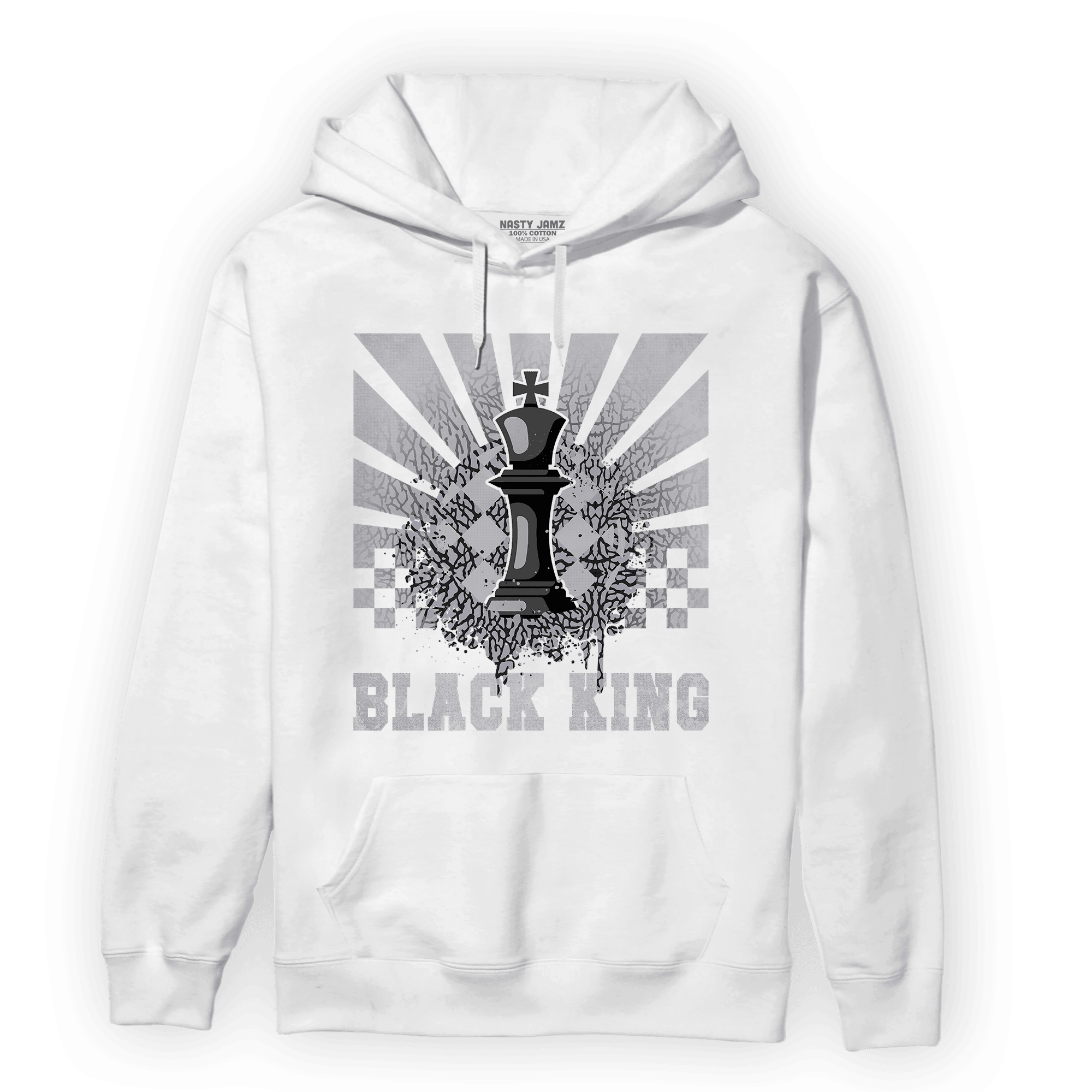 Off Noir 3s Hoodie Match Black King Collection - NastyJamz