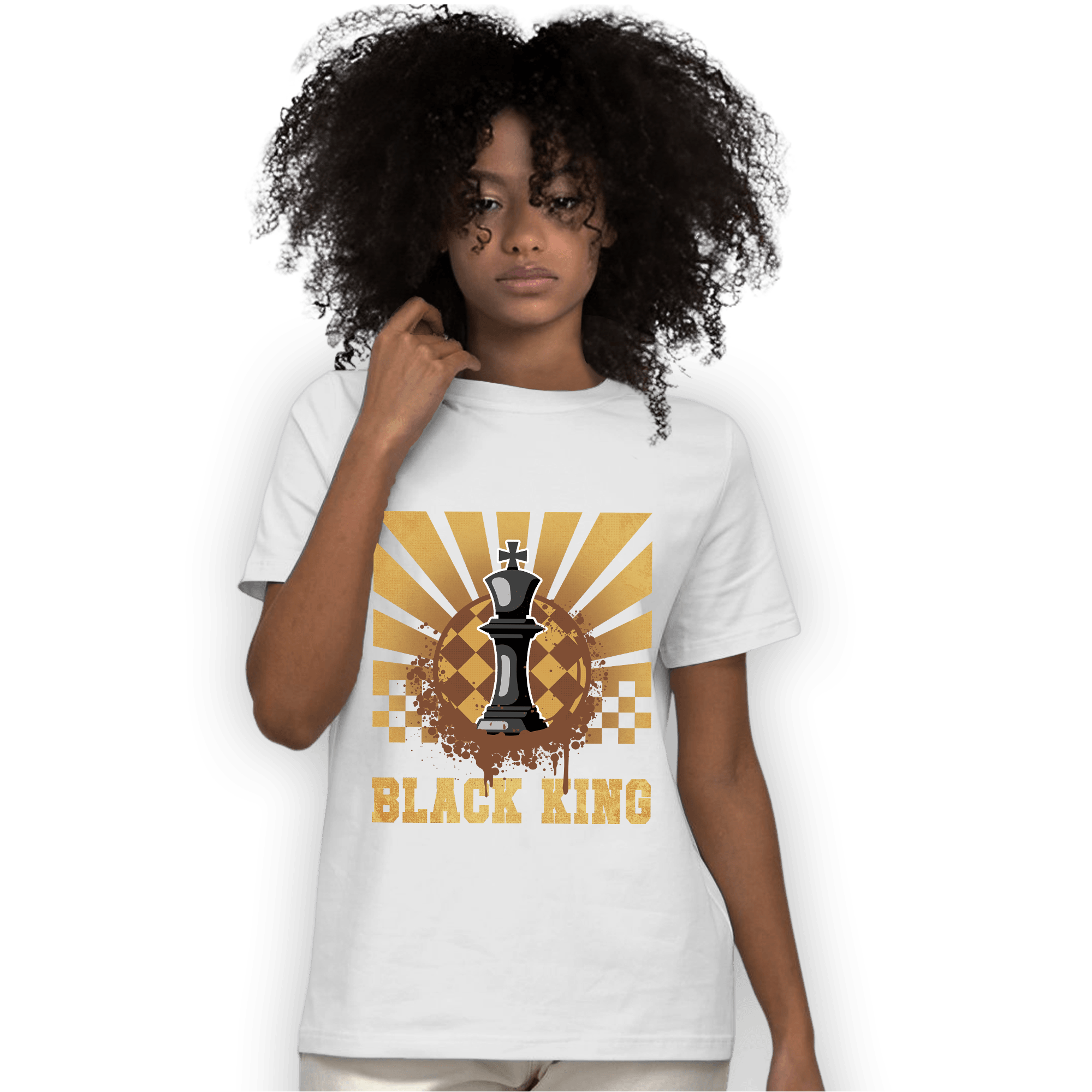 Cacao Wow 4s T Shirt Match Black King Collection - NastyJamz