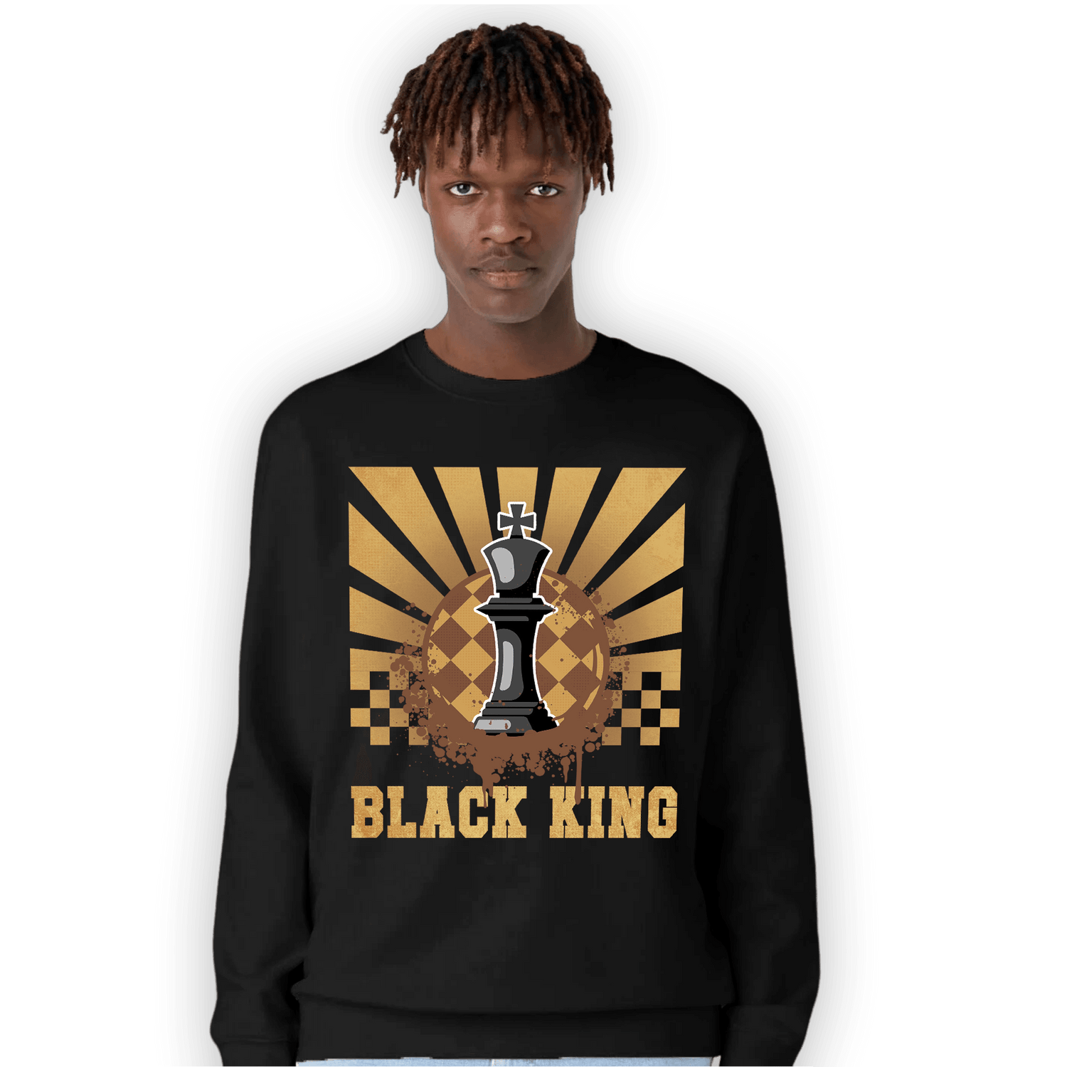 Cacao Wow 4s Sweatshirt Match Black King Collection - NastyJamz