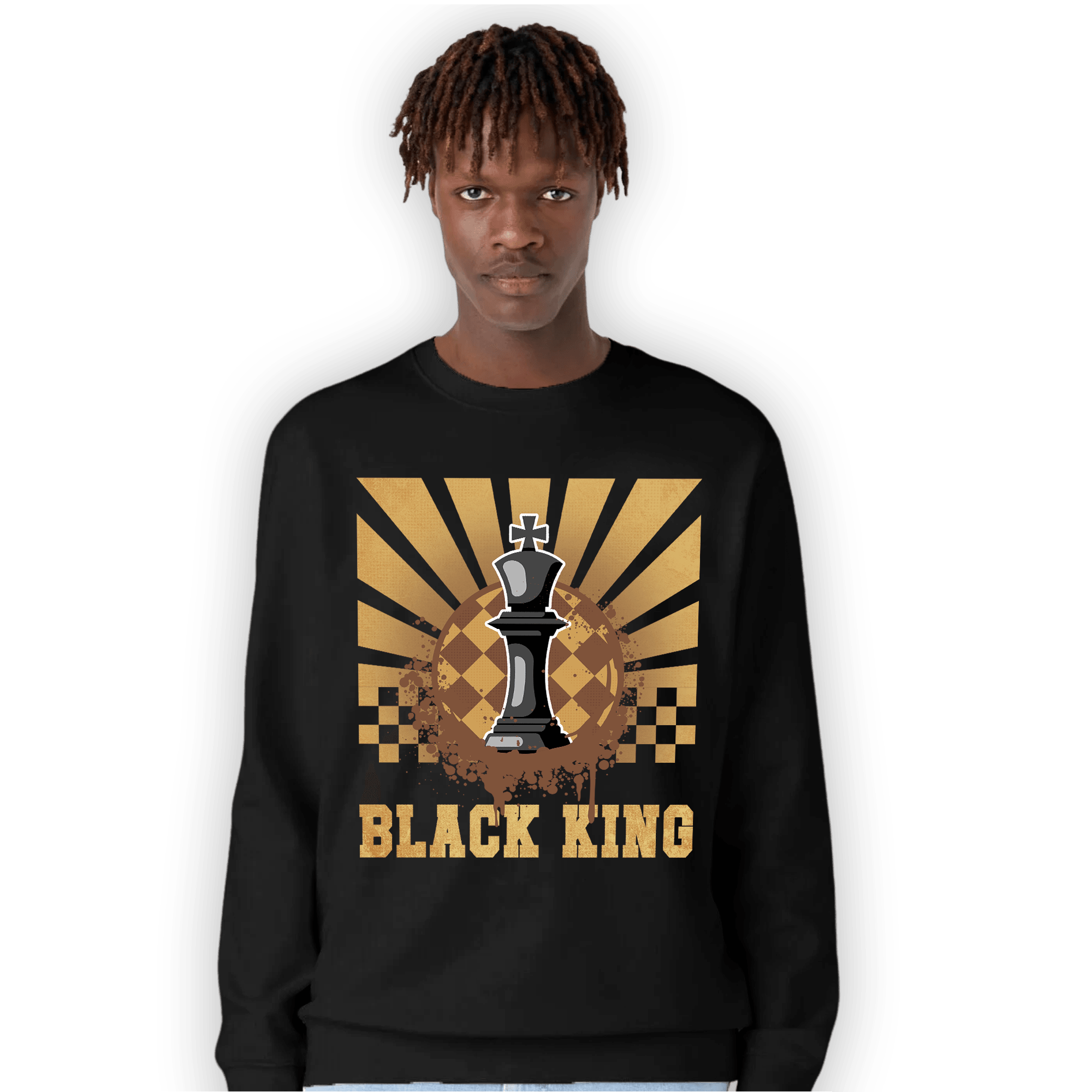 Cacao Wow 4s Sweatshirt Match Black King Collection - NastyJamz