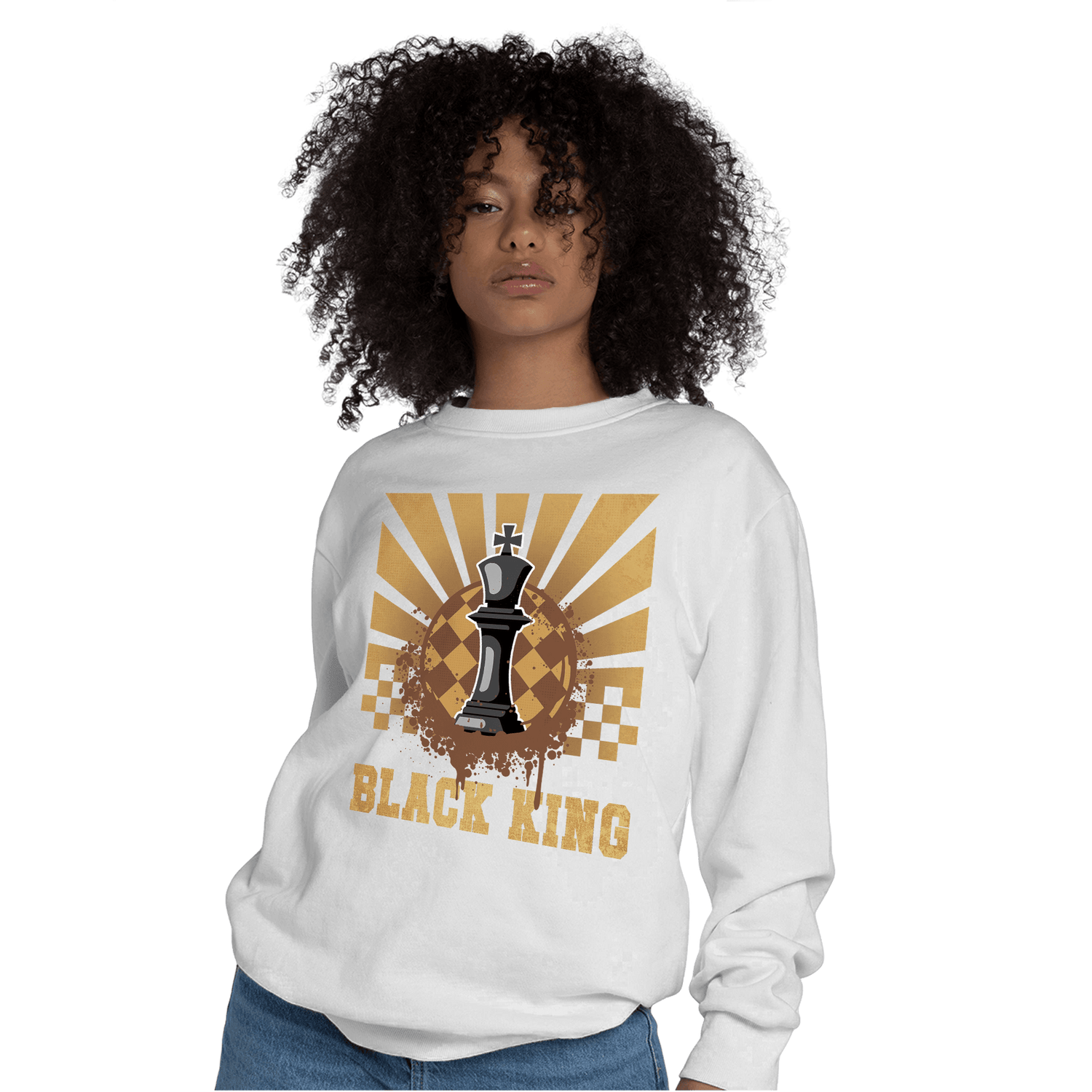 Cacao Wow 4s Sweatshirt Match Black King Collection - NastyJamz