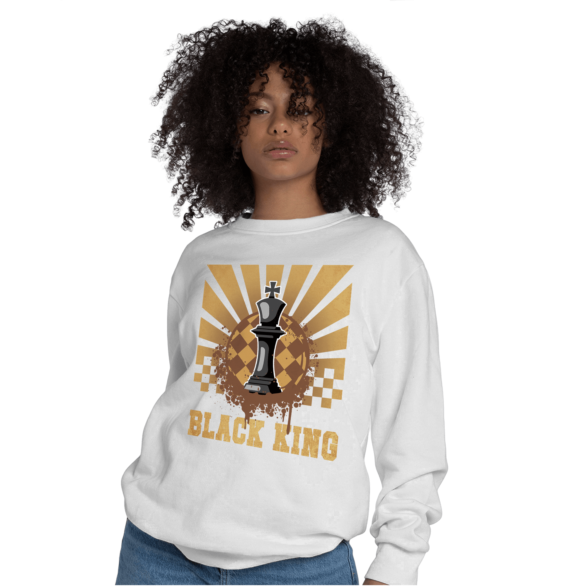 Cacao Wow 4s Sweatshirt Match Black King Collection - NastyJamz