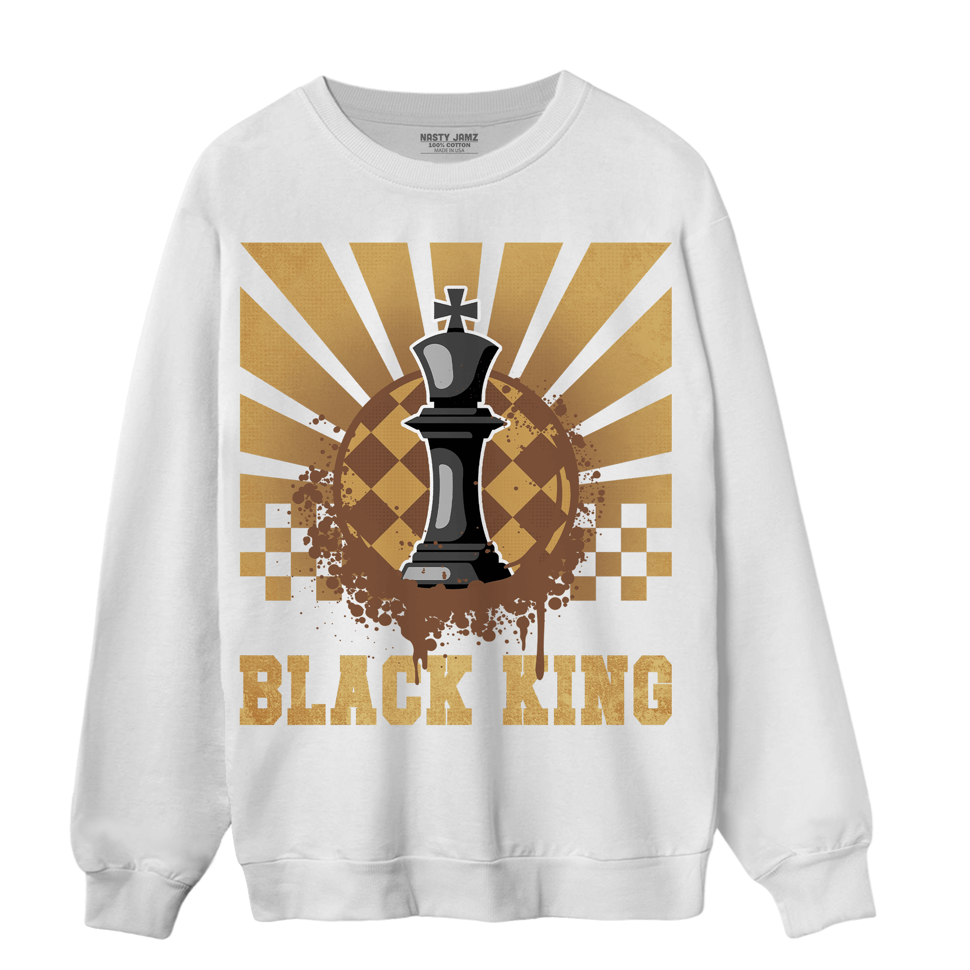 Cacao Wow 4s Sweatshirt Match Black King Collection - NastyJamz
