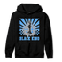 University Blue 5s Hoodie Match Black King Collection - NastyJamz