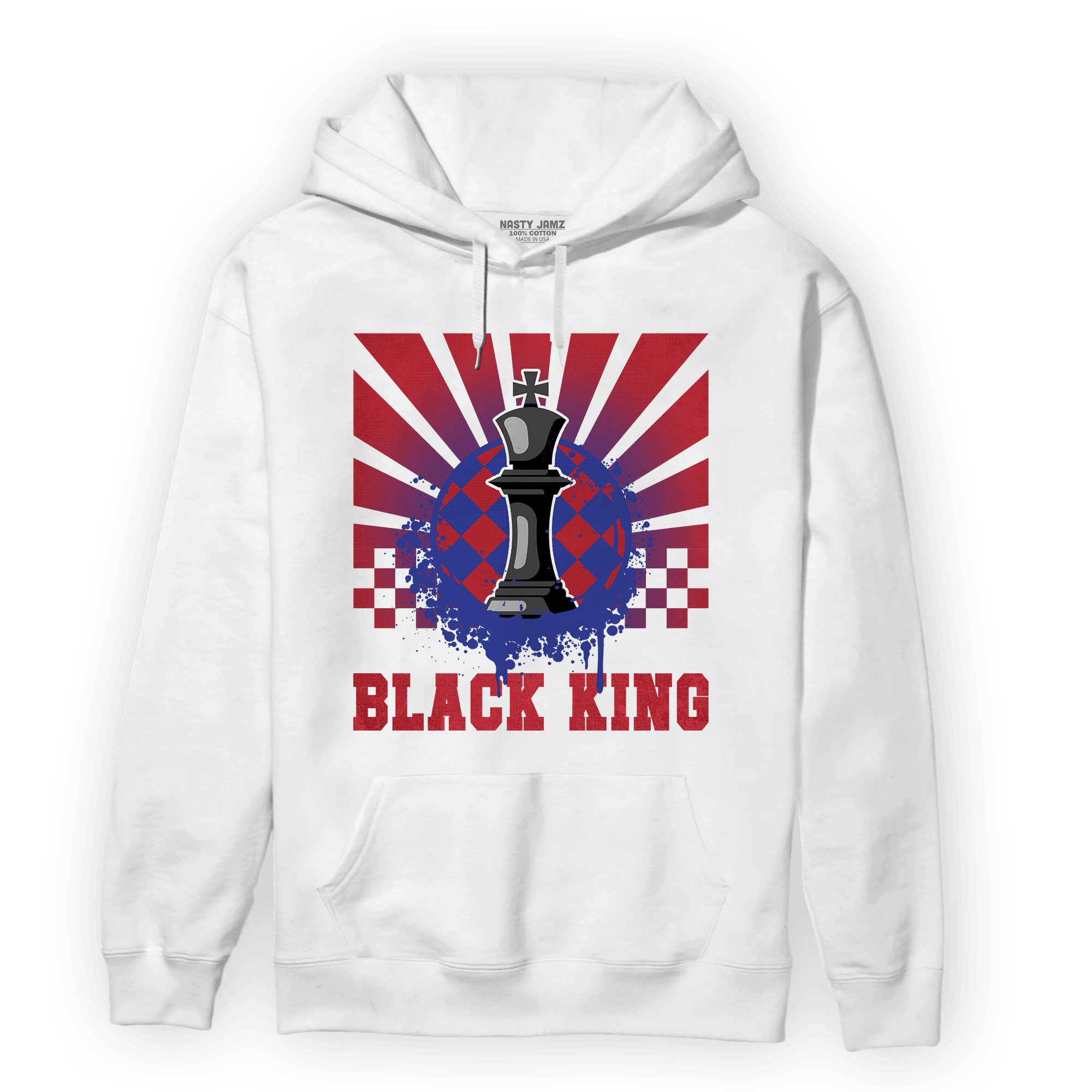 Playoffs 8s Hoodie Match Black King Collection - NastyJamz