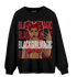 Cherry 12s Sweatshirt Match Black Magic Girl Selfie - NastyJamz
