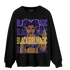 Field Purple 12s Sweatshirt Match Black Magic Girl Selfie - NastyJamz
