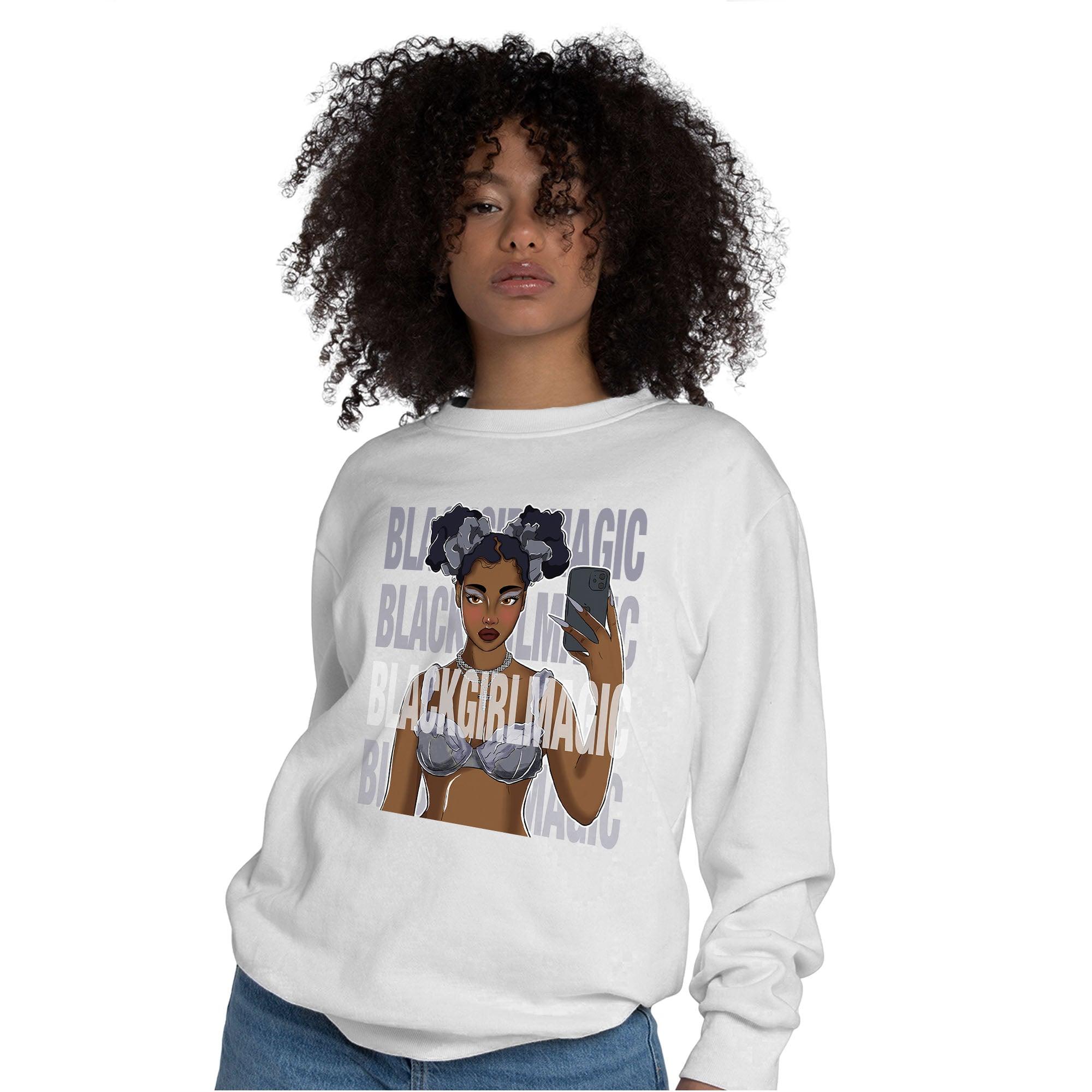 Stealth 14s Sweatshirt Match Black Magic Girl Selfie - NastyJamz