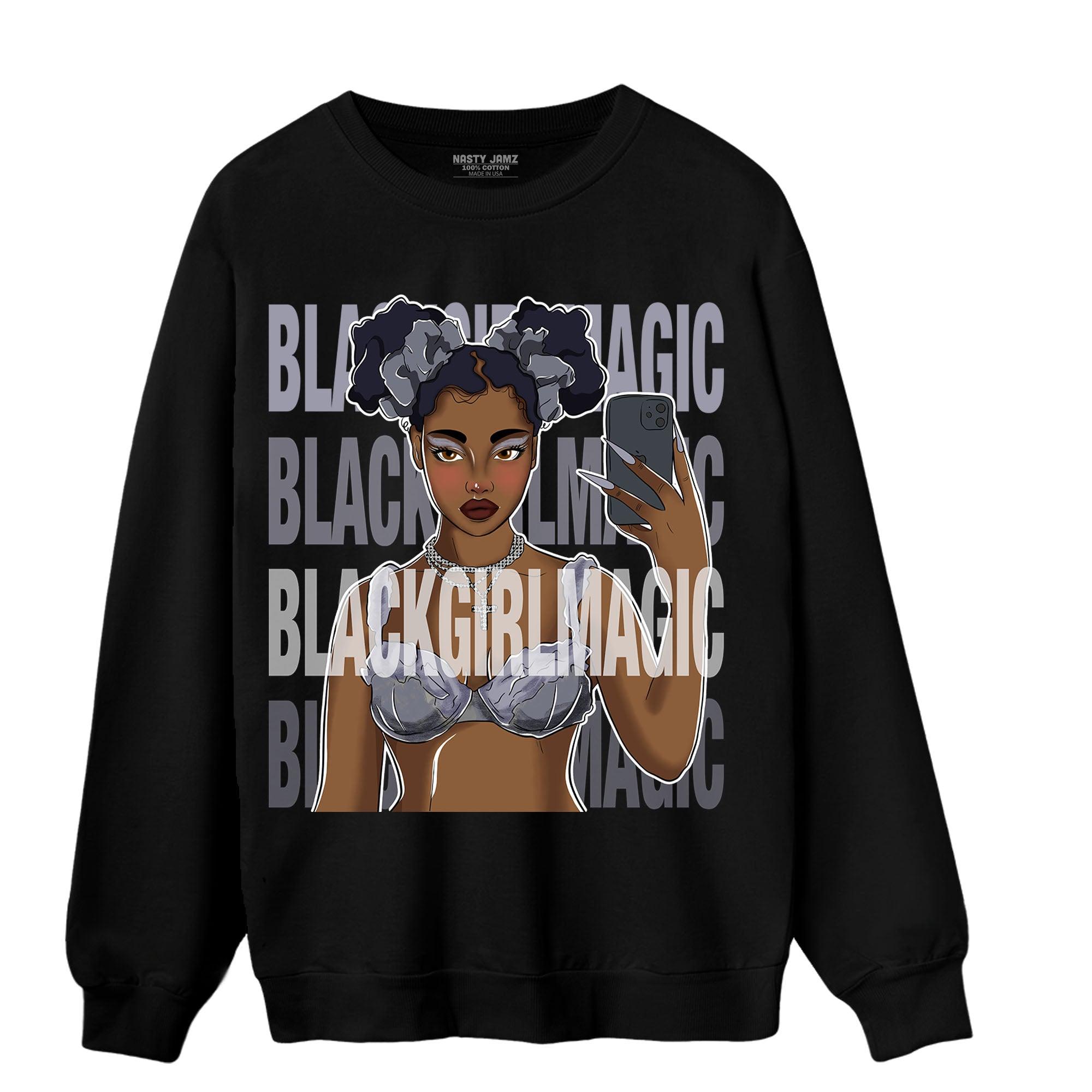 Stealth 14s Sweatshirt Match Black Magic Girl Selfie - NastyJamz