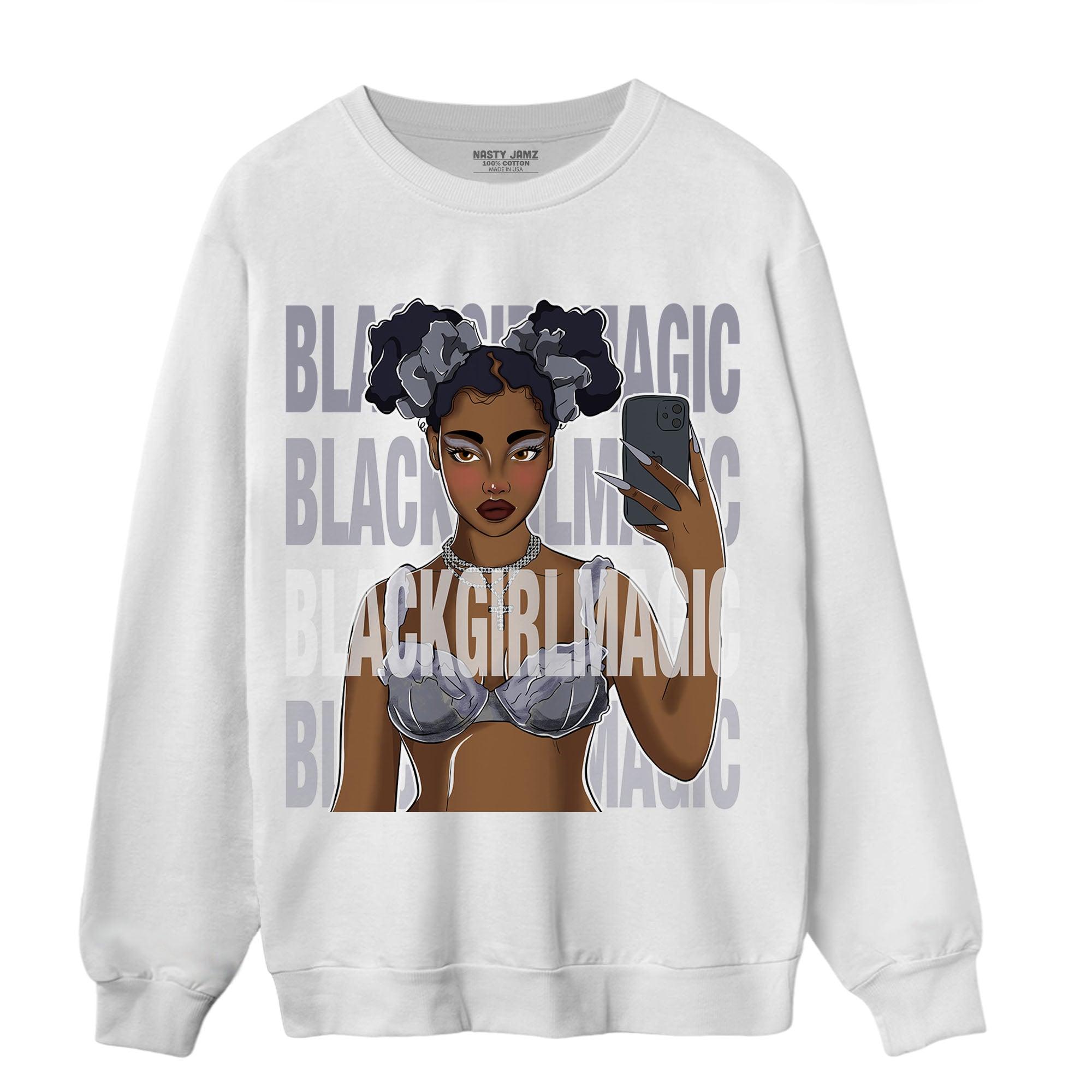 Stealth 14s Sweatshirt Match Black Magic Girl Selfie - NastyJamz
