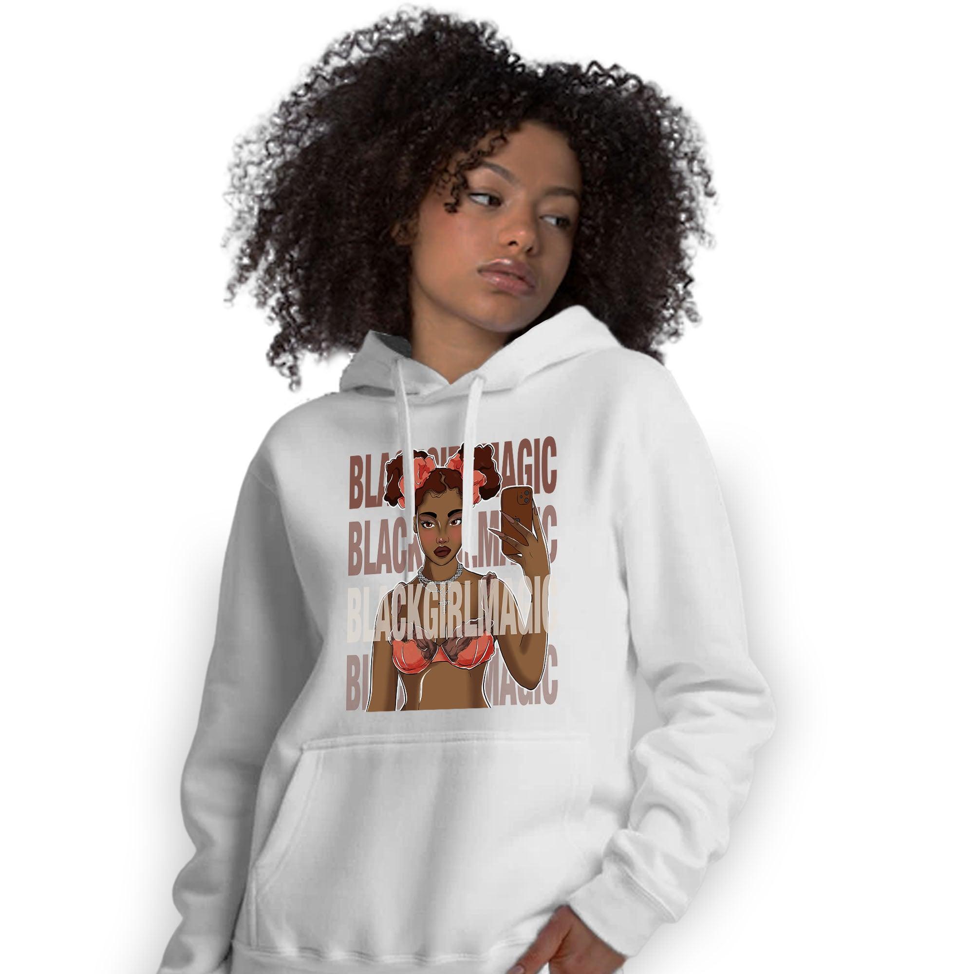 High OG Dusted Clay 1s Hoodie Match Black Magic Girl Selfie - NastyJamz