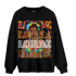 Mid GS Six Championships 1s Sweatshirt Match Black Magic Girl Selfie - NastyJamz