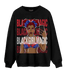 Playoffs 8s Sweatshirt Match Black Magic Girl Selfie - NastyJamz