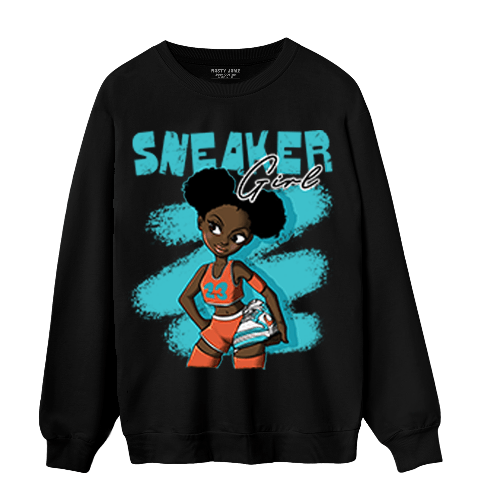 Dunk Low Dolphins Sweatshirt Match Black Sneaker Girl - NastyJamz