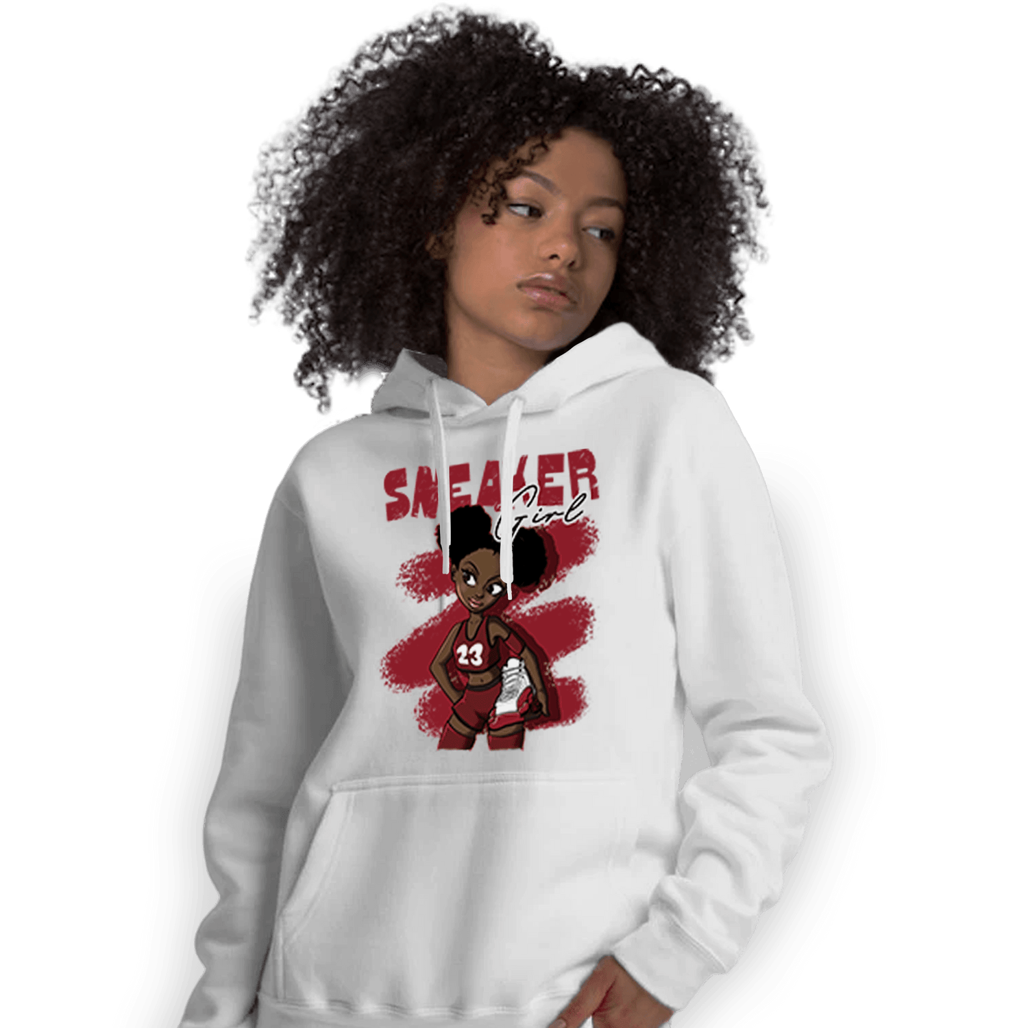 Cherry 12s Hoodie Match Black Sneaker Girl - NastyJamz