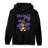 Field Purple 12s Hoodie Match Black Sneaker Girl - NastyJamz