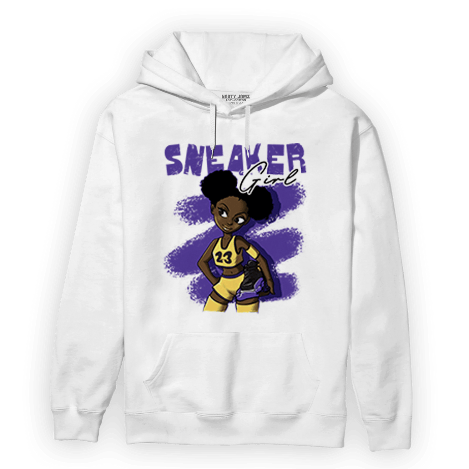 Field Purple 12s Hoodie Match Black Sneaker Girl - NastyJamz