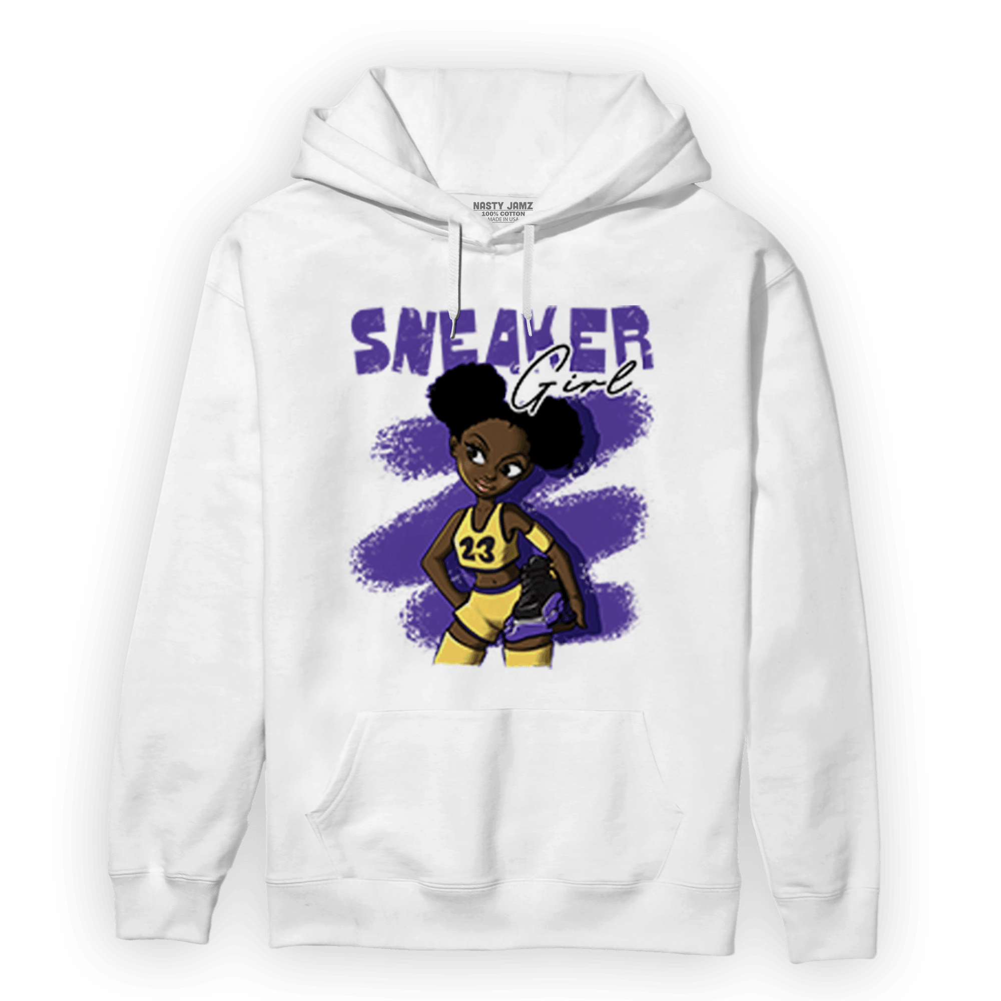 Field Purple 12s Hoodie Match Black Sneaker Girl - NastyJamz