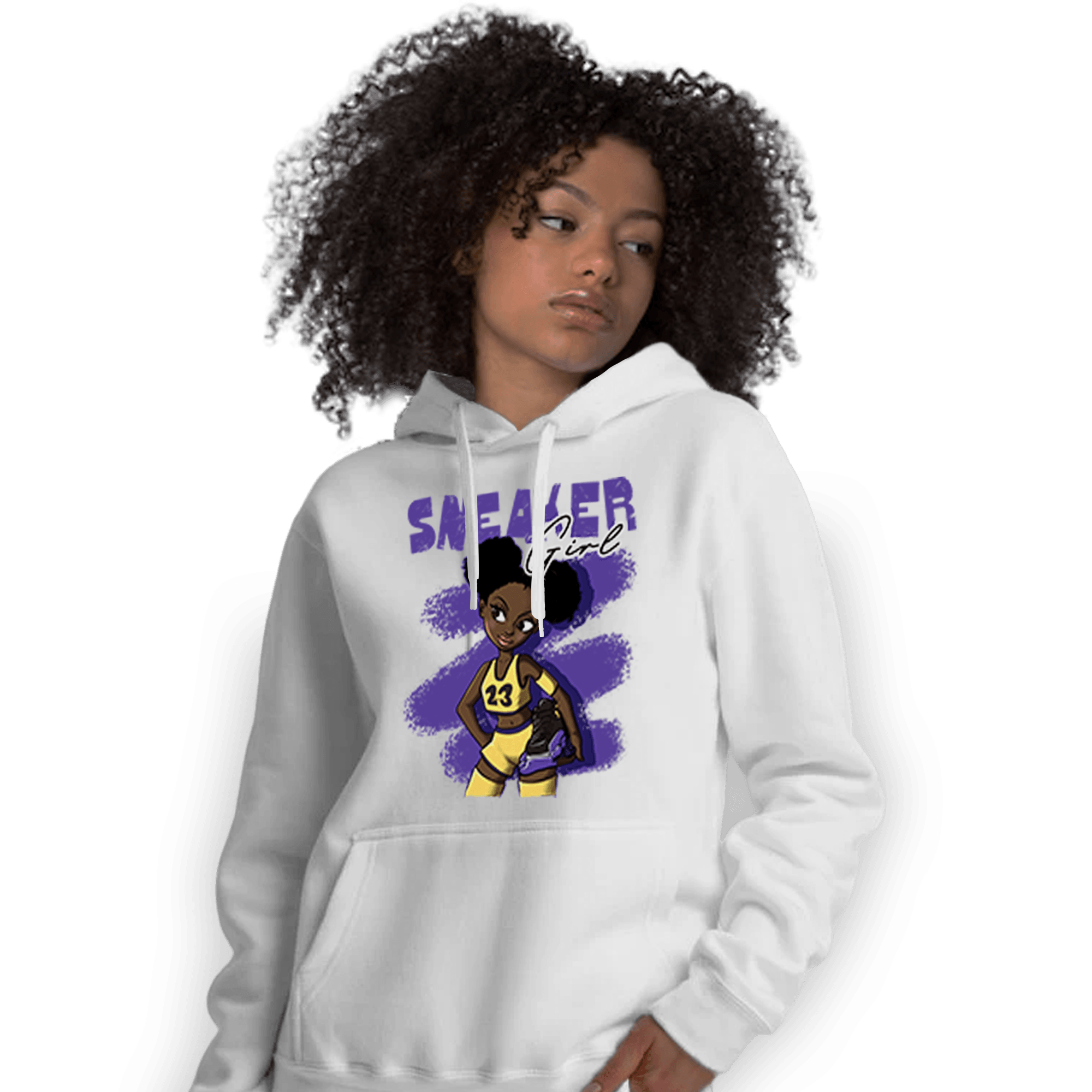 Field Purple 12s Hoodie Match Black Sneaker Girl - NastyJamz