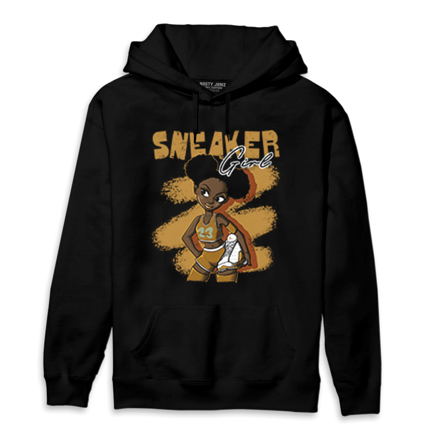 Wheat 13s Hoodie Match Black Sneaker Girl - NastyJamz