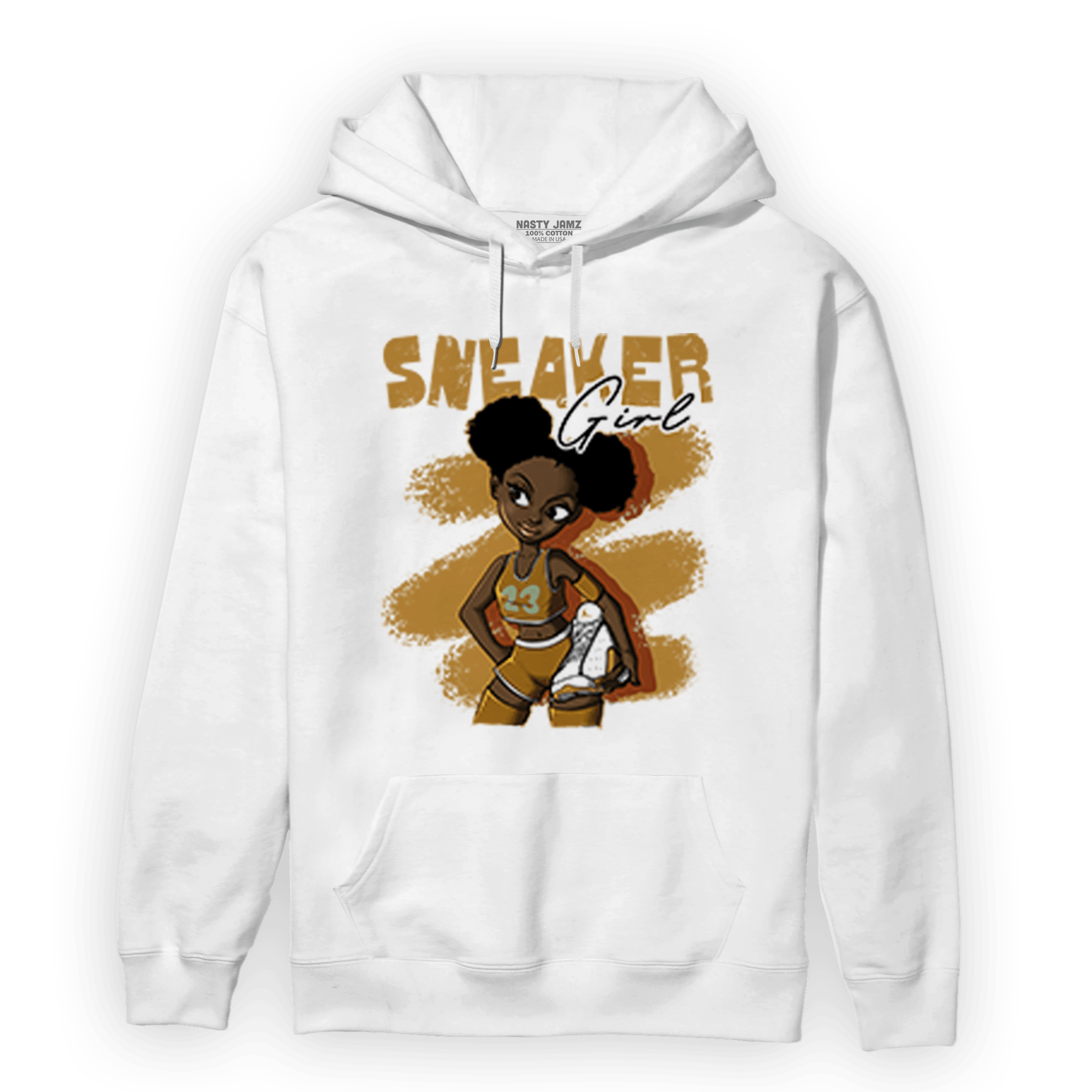 Wheat 13s Hoodie Match Black Sneaker Girl - NastyJamz