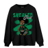 Celtic Lucky Green 1s Sweatshirt Match Black Sneaker Girl - NastyJamz