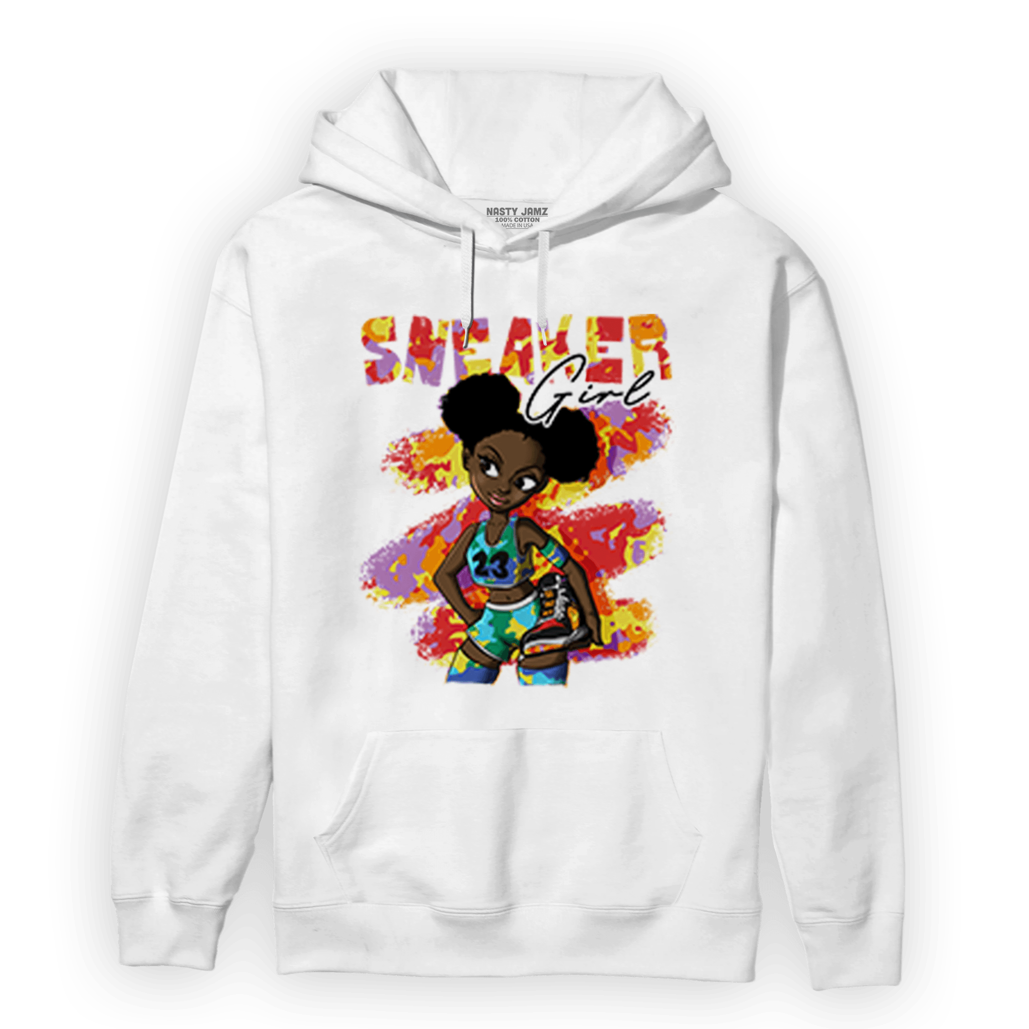 Mid GS Six Championships 1s Hoodie Match Black Sneaker Girl - NastyJamz