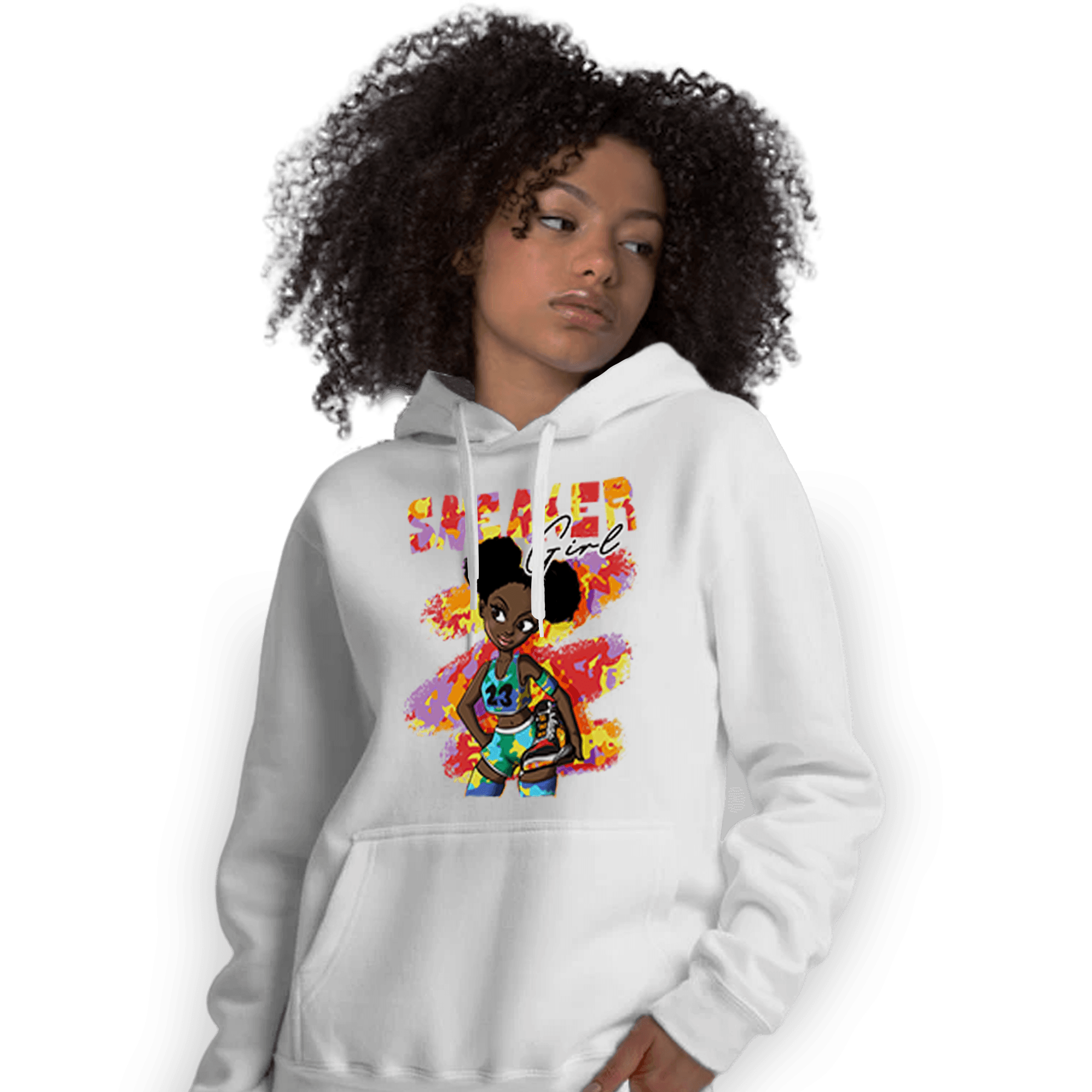 Mid GS Six Championships 1s Hoodie Match Black Sneaker Girl - NastyJamz