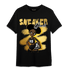 Mid SE Black Gold 1s T Shirt Match Black Sneaker Girl - NastyJamz