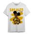Yellow Ochre 1s T Shirt Match Black Sneaker Girl - NastyJamz