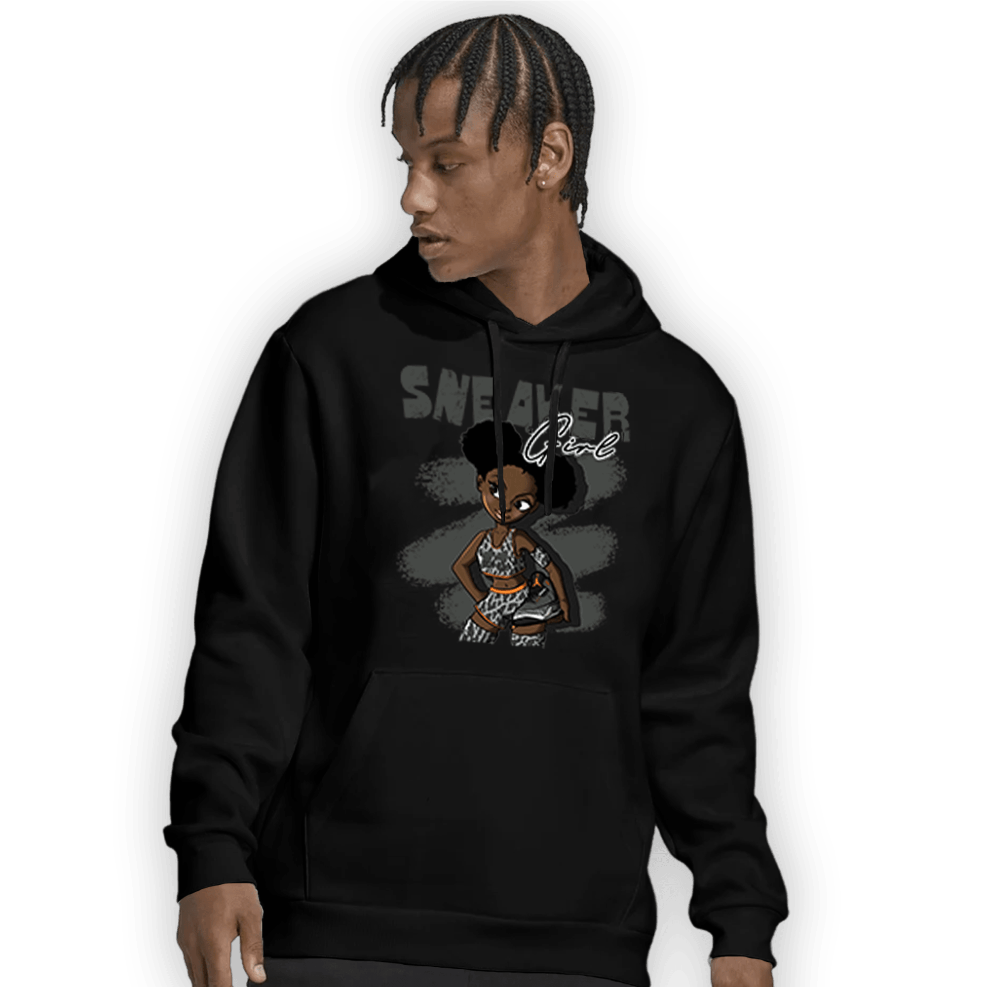 Fear Pack 3s Hoodie Match Black Sneaker Girl - NastyJamz