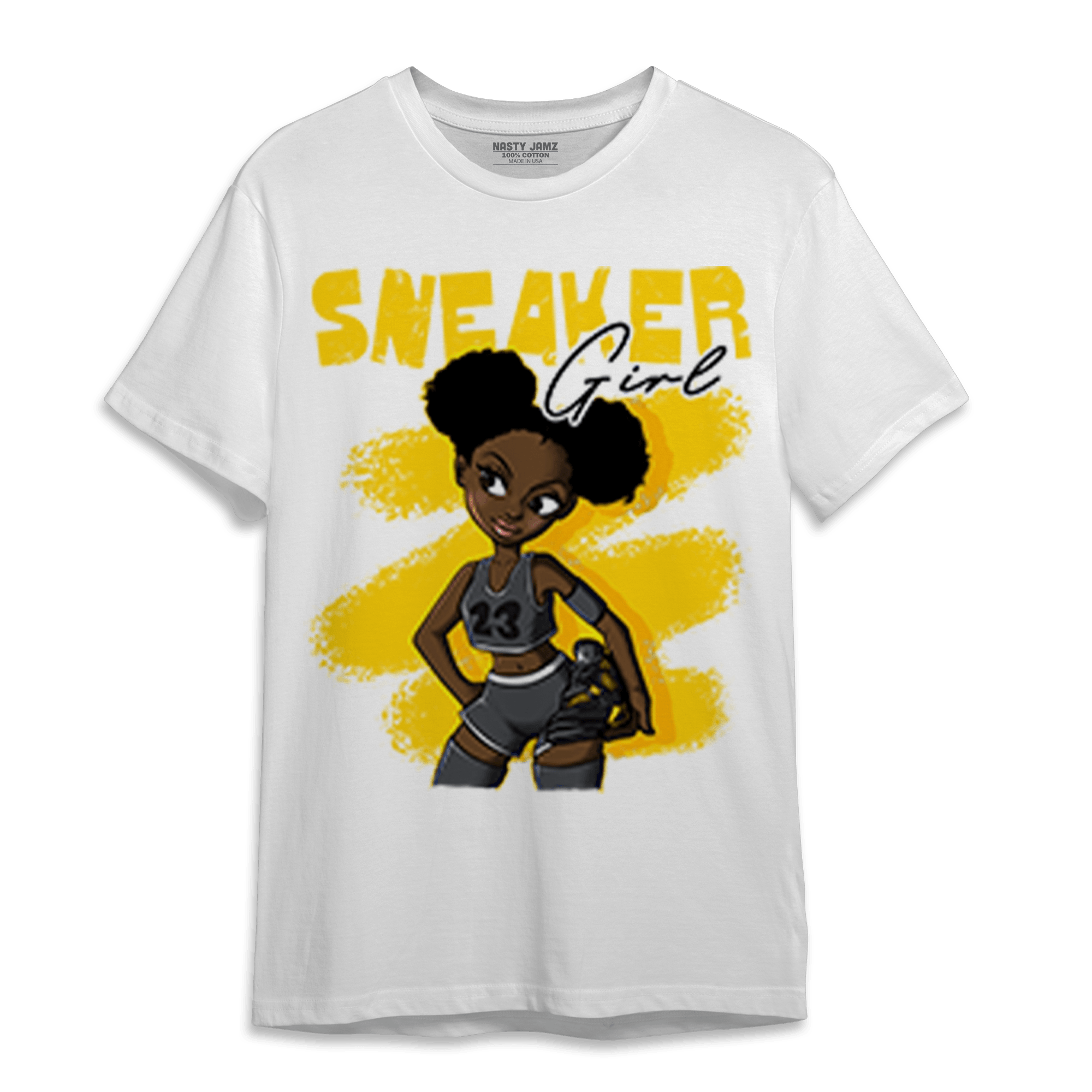 Thunder 4s T Shirt Match Black Sneaker Girl - NastyJamz