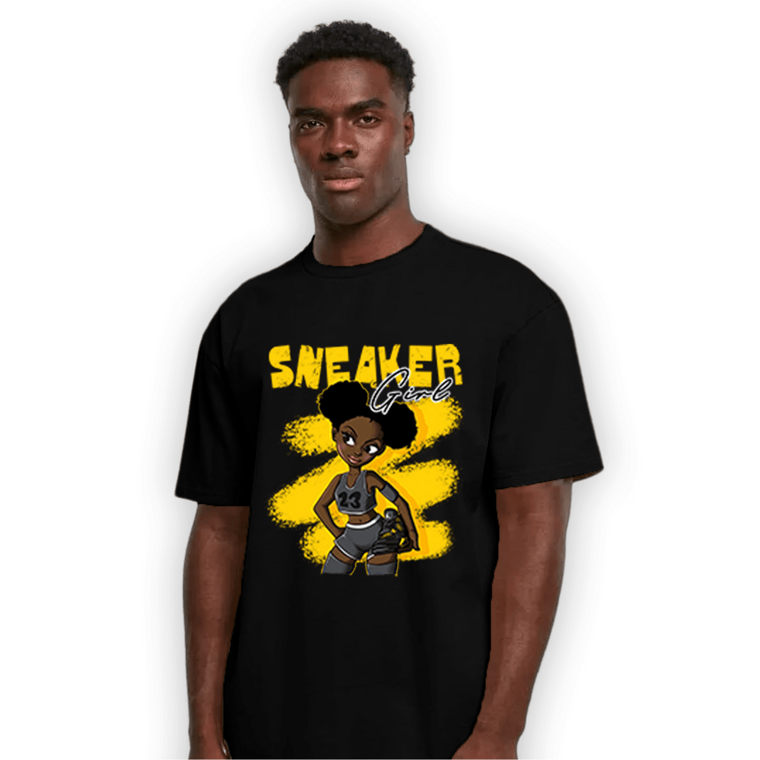 Thunder 4s T Shirt Match Black Sneaker Girl - NastyJamz