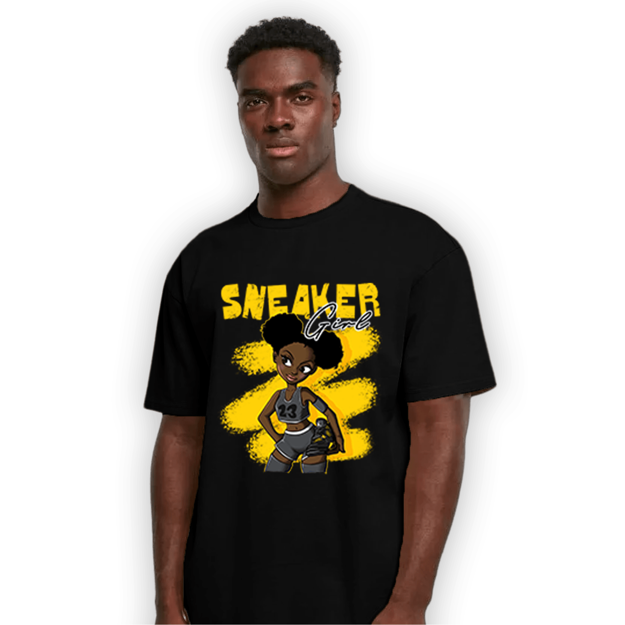 Thunder 4s T Shirt Match Black Sneaker Girl - NastyJamz